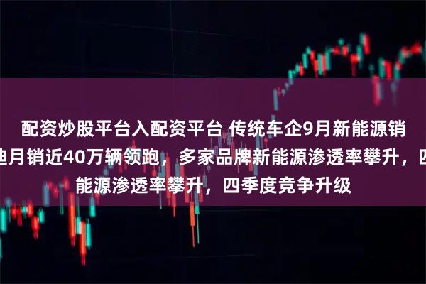 配资炒股平台入配资平台 传统车企9月新能源销量盘点：比亚迪月销近40万辆领跑，多家品牌新能源渗透率攀升，四季度竞争升级